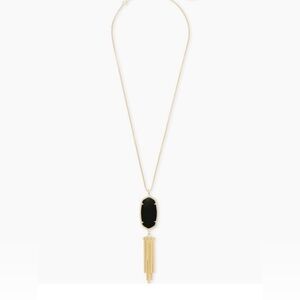 Kendra Scott Rayne Gold and Black Necklace